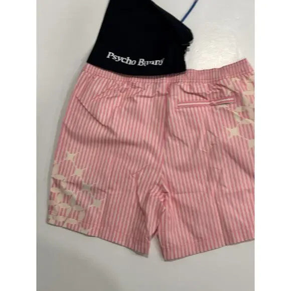 PSYCHO BUNNY Swims Trunk Shorts Begonia Pink Medium